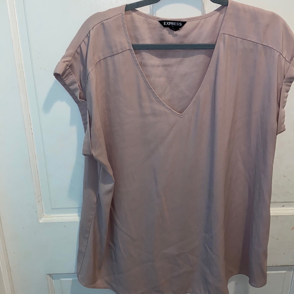 Nude pink blouse
